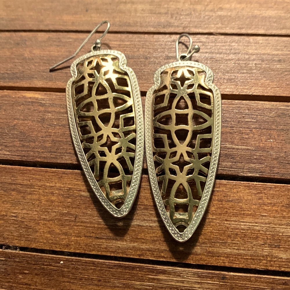 Arrowhead  Gold & Silver Earrings